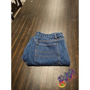 Covington Men's Blue Carpenter 5 Pocket-Hammer Loop-Leg Denim Jeans Size 38x30